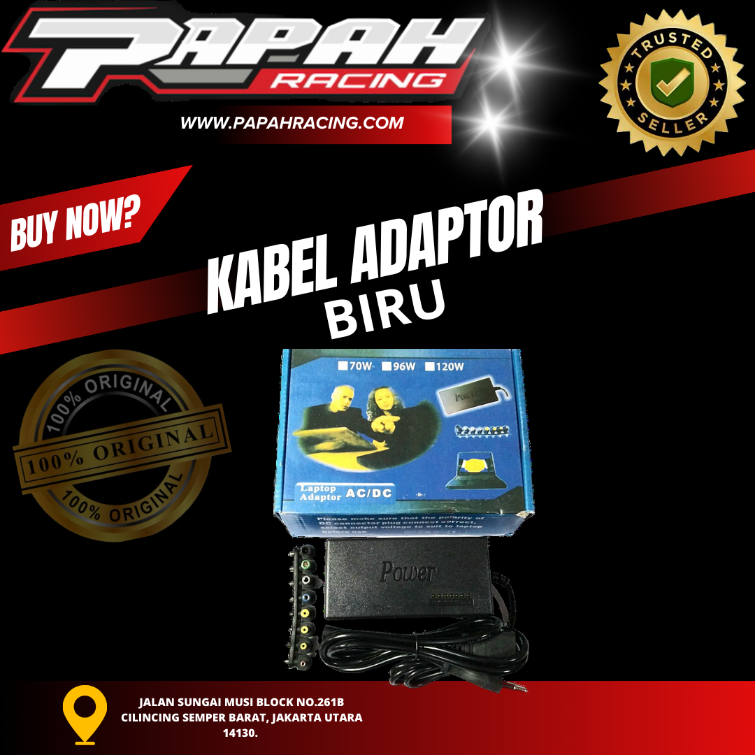 KABEL ADAPTOR BIRU 